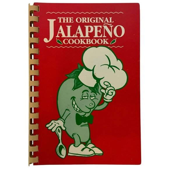 The Original Jalapeño Cookbook 1991 1st Print Steve Hodge & Company Spiral Bound - Picture 1 of 11
